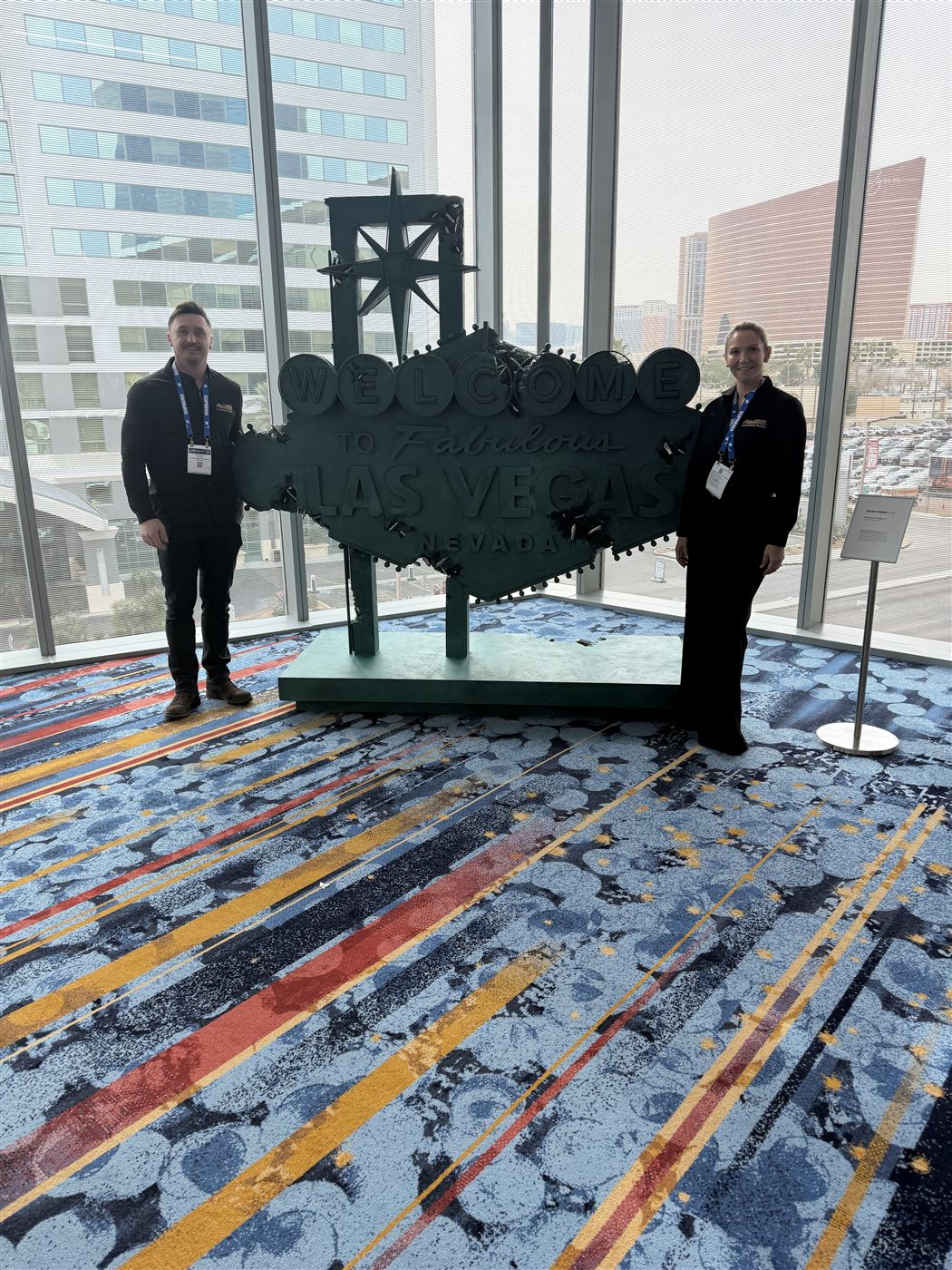 The All Force team at the International Roofing Expo in Las Vegas
